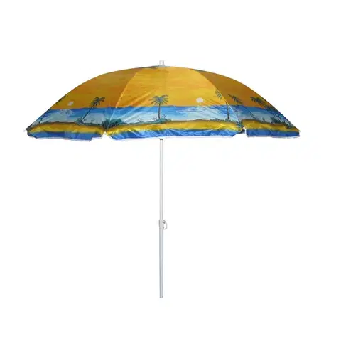 Záhradné slnečníky a doplnky Happy Green Plážový slnečník Palm 180 cm, mix farieb