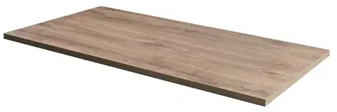 Kúpeľňový nábytok AQUALINE - ALTAIR doska pod umývadlo 58x45,2cm, dub emporio AI860