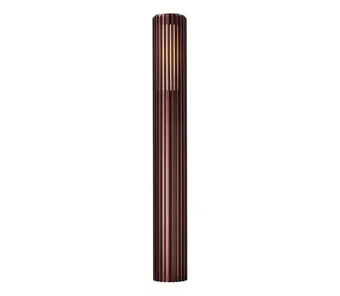 Záhradné lampy Nordlux - Vonkajšia lampa ALUDRA 1xE27/15W/230V IP44 hnedá 95,4 cm 2118038261