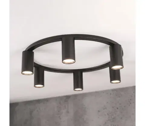 Svietidlá BRILAGI - Stropné svietidlo SELE 6xGU10/30W/230V čierne WO-SELEP-C05-BLK-OEM