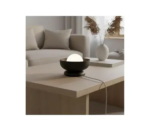Lampy EMIBIG Stolná lampa OZZY 1xG9/8W/230V čierna 1515/LN1