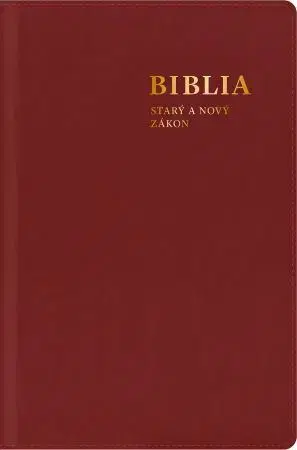 Biblie, biblistika Biblia. Starý a Nový zákon, s mapami (bordová) - stredný formát