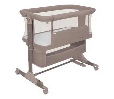 Postieľky Lionelo - Detská postieľka 3v1 JODIE Béžová Taupe 5903771727679