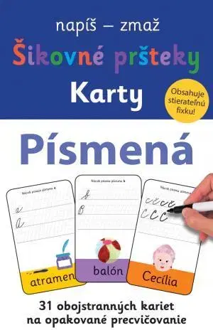 Príprava do školy, pracovné zošity Písmená - Šikovné pršteky