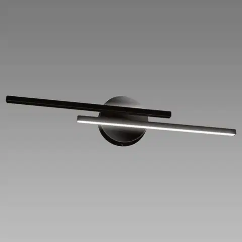 Moderné lampy do obývačky Nástenné svietidlo Gracja LED 2x7W čierne 4000K 03971