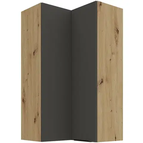 Kuchynské skrinky visiace Kuchynská skrinka Aria-Gr/Ar Anti Fingerprint 60x60 Gn-108 2f (90°)