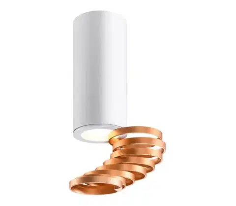 Svietidlá  Bodové svietidlo TUBA 1xGU10/15W/230V biela/meď 2276076