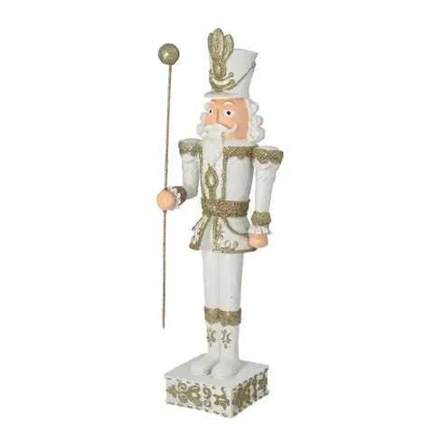 Vianočné dekorácie Figúrka Luskáčika 55 cm white