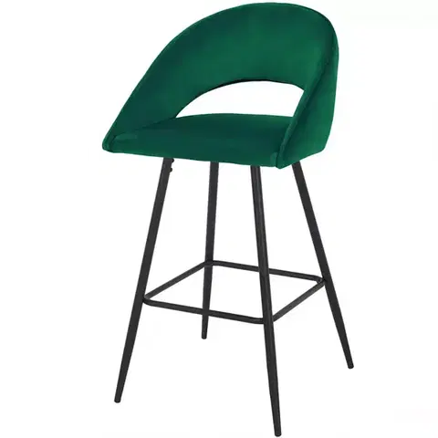 Barové stoličky Barová stolička Captain Green/Black 80176e