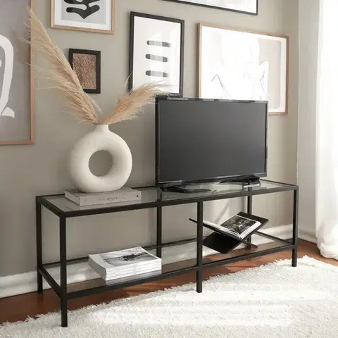 TV stolíky TV stolík Basic TV500 - Black