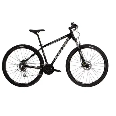 Bicykle Kross Hexagon 6.0 2022 čierna/šedá/grafitová - S (17", 174-180 cm)