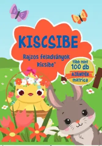 Nalepovačky, vystrihovačky, skladačky Kiscsibe - Rajzos feladványok kicsibe'