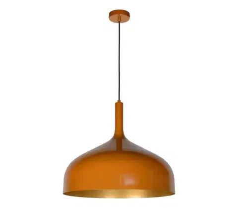 Svietidlá Lucide 30483/50/44 - Luster na lanku ROZALLA 1xE27/60W/230V oranžová 30483/50/44