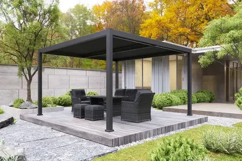 Bioklimatické pergoly Bioklimatická pergola 4x4 m BERMEO HomeGarden