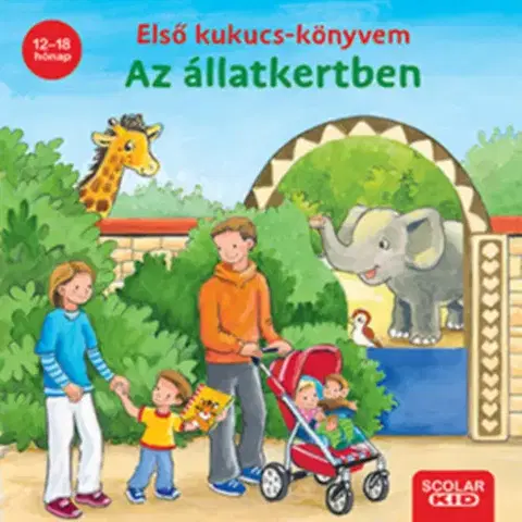 Leporelá, krabičky, puzzle knihy Első kukucs-könyvem - Az állatkertben - Carla Häfner