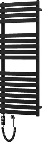 Radiátory do kúpeľne MEXEN/S - Bachus radiátor + vykurovacia tyč 1200 x 500 mm, 600 W, čierna W109-1200-500-2600-70