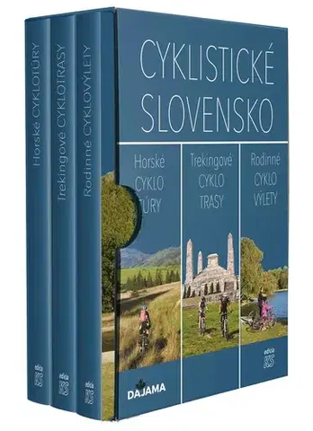Encyklopédie, obrazové publikácie Trilógia: Cyklistické Slovensko (v obale) - Karol Mizla,František Turanský,Daniel Kollár