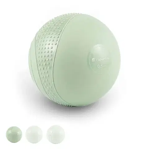 Medicinbaly Mini medicinbal inSPORTline Sendelar 10,5cm/0,5kg zelená