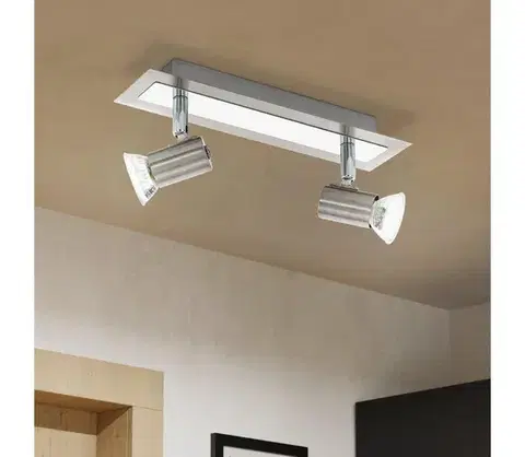 Svietidlá EGLO 90915 - Nástenné stropné svietidlo ROTTELO 2xGU10/LED/3W 90915