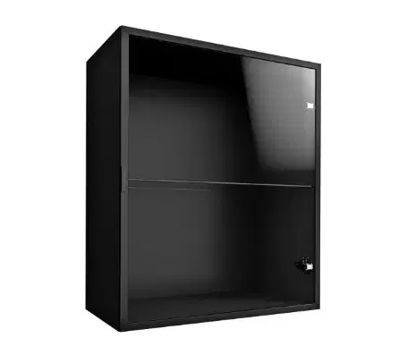Kuchynské linky ArtExt Kuchynská skrinka horná BLACK ALU | W3S 60