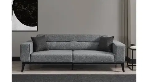 Pohovky a gauče Trojmiestna rozkladacia pohovka Bali 3 Seater - Light Grey