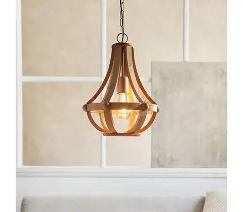Svietidlá Eglo 49724 - Luster na reťazi KINROSS 1xE27/60W 49724