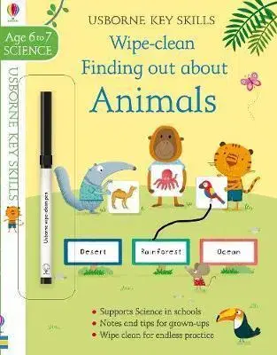 V cudzom jazyku Wipe-Clean Finding Out About Animals 6-7 - Hannah Watson