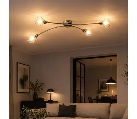 Svietidlá Eglo 32594 - Stropné svietidlo ARNADO 4xG9/33W/230V 32594