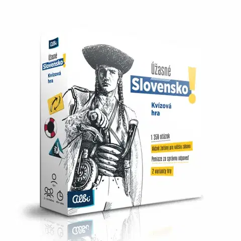 Vedomostné a edukatívne hry Albi Albi hra Úžasné Slovensko!