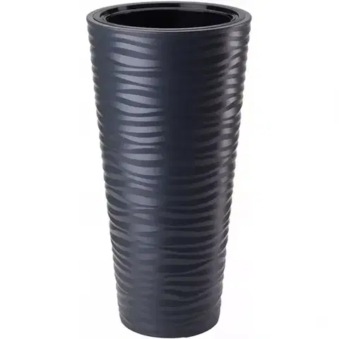 Záhrada Sahara Dunes Slim okrúhly 30 cm (s vložkou) antracit