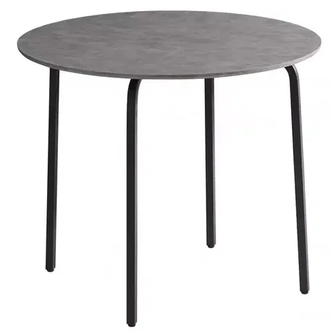 Jedálenské stoly Stôl Remi TD-2278 betón/čierna