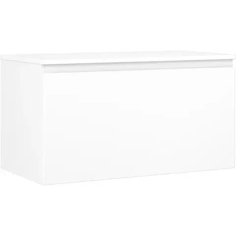 Kúpeľňový nábytok MEXEN/S - Orio kúpeľňová skrinka pod umývadlo 90 cm s doskou, 1 šuplík, biela mat 91A10-09047-1-BFC01