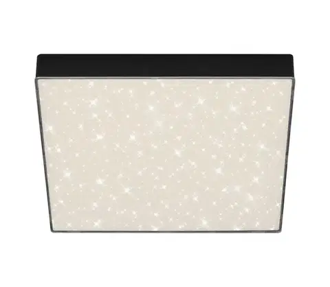 Svietidlá Briloner 7078-415 - LED Stropné svietidlo STAR SKY LED/21W/230V 28x28 cm čierna 7078-415