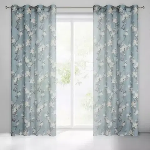 Závesy do spálne Záves LUNA 140X250 na priechodkách 386998