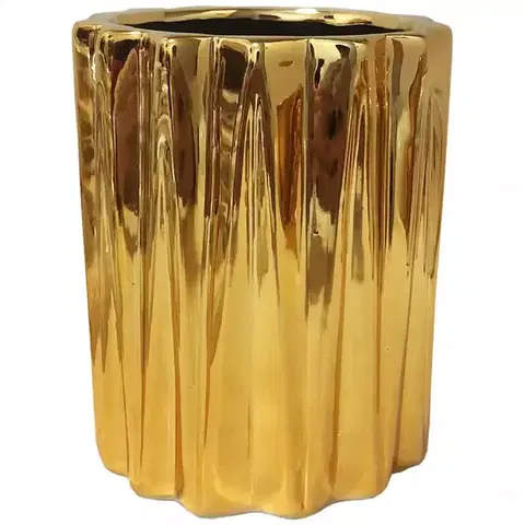 Záhrada Kvetináč YS44187S/G Electroplating Effect D11,5xh13,5 Gold