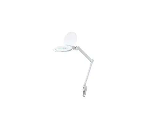 Lampy Geti LED Stmievateľná stolná lampa s lupou LED/10W/230V biela 06650811