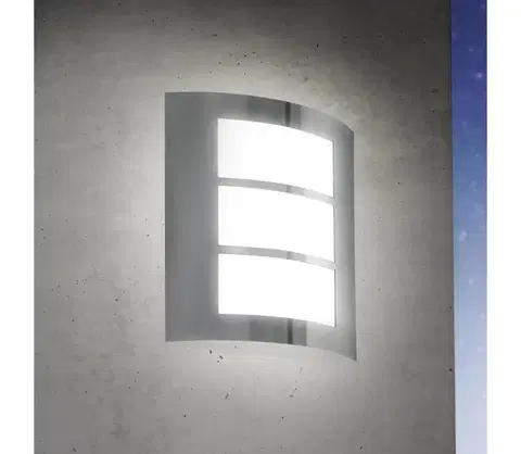 Záhradné lampy EGLO 88139 - Vonkajšie nástenné svietidlo CITY 1xE27/15W/230V IP44 88139