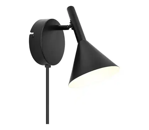 Svietidlá Nordlux - Nástenné svietidlo KELVIS 1xGU10/12W/230V čierne 2612741003