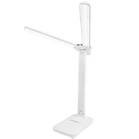 Stolné lampy na písací stôl Stolová lampa LEPUS WHITE CCT 9W DIM USB LB1