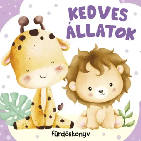 Knižky do vane Kedves állatok - Fürdőskönyv