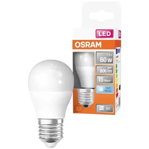Žiarovky E27 Žiarovka LED OSRAM E27 G45 7,5W 4000K