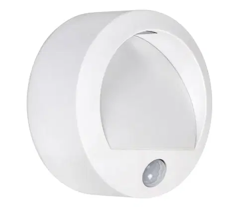 Záhradné lampy Rabalux 7980 - LED Vonkajšie nástenné svietidlo so senzorom AMARILLO LED/1,5W/3xAA IP44 biela  7980