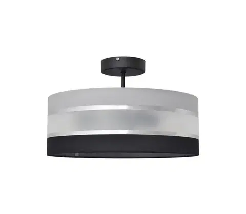 Svietidlá  Luster na tyči HELEN 3xE27/15W/230V čierna/šedá/lesklý chróm P-0804-15/3 BK-B +GR+SL+MAT+BK