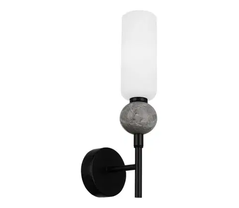 Svietidlá  WL-95331-1-BK - Nástenné svietidlo SANTOS 1xG9/40W/230V čierne WL-95331-1-BK