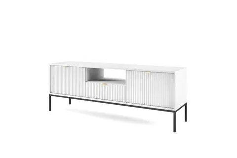 TV stolíky ArtPS TV stolík MONA RTV-154 | biela