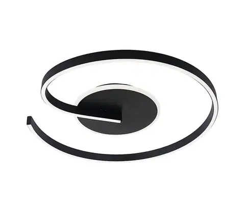 Svietidlá  LED stropné svietidlo LORENZO LED/22W/230V pr. 50 cm čierne ML1848