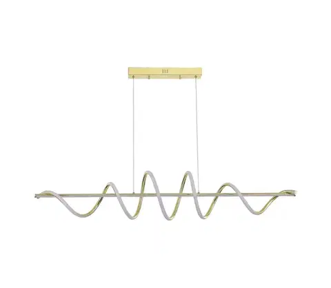 Svietidlá Zuma Line MS902-GD - LED závesný luster na lane ESERO LED/60W/230V zlatý MS902-GD