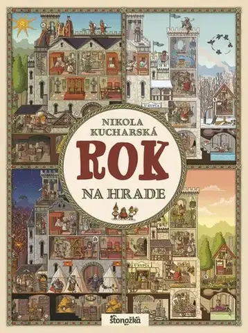 Leporelá, krabičky, puzzle knihy Rok na hrade - Nikola Kucharska,Alexander Horák