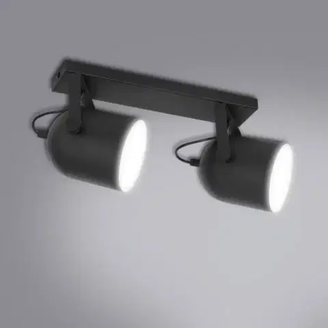 Moderné lampy do obývačky Stropné bodové svietidlo Spectra Black 2610 LS2
