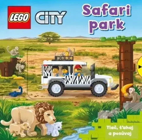 Leporelá, krabičky, puzzle knihy LEGO CITY: Safari park